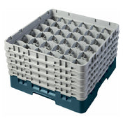 Cambro 36S958414 Camrack® Glass Rack With (5) Soft Gray Extenders Full Size