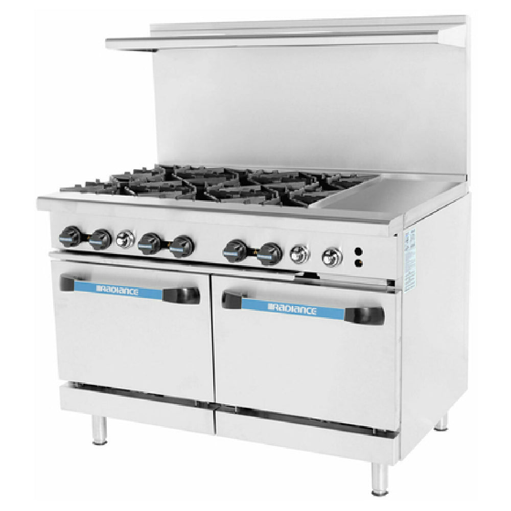 Turbo Air TARG-6B12G_LP Radiance Restaurant Range Gas 48"