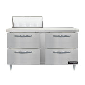 Continental Refrigerator D60N8-D Designer Line Sandwich Unit 60"W Two-section