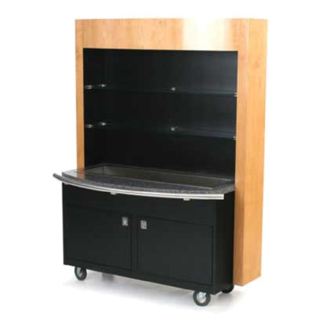 Forbes Industries 5880 Back Bar 58"W X 33"D X 78"H Wood Veneer Exterior Finished Body