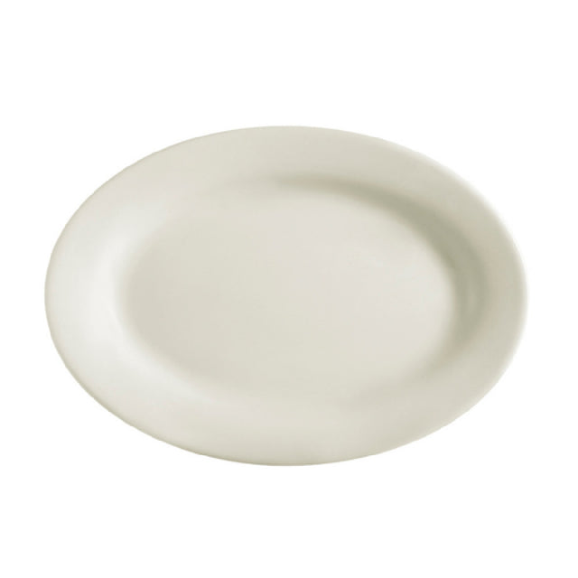 CAC China REC-34 REC Platter 9-3/8"L X 6-1/4"W X 3/4"H Oval