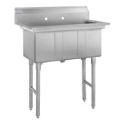 Hubert 45452 - Kratos® Compartment Sink, 10"W X 14"D X 12"H Bowl Size, No Drain Boards