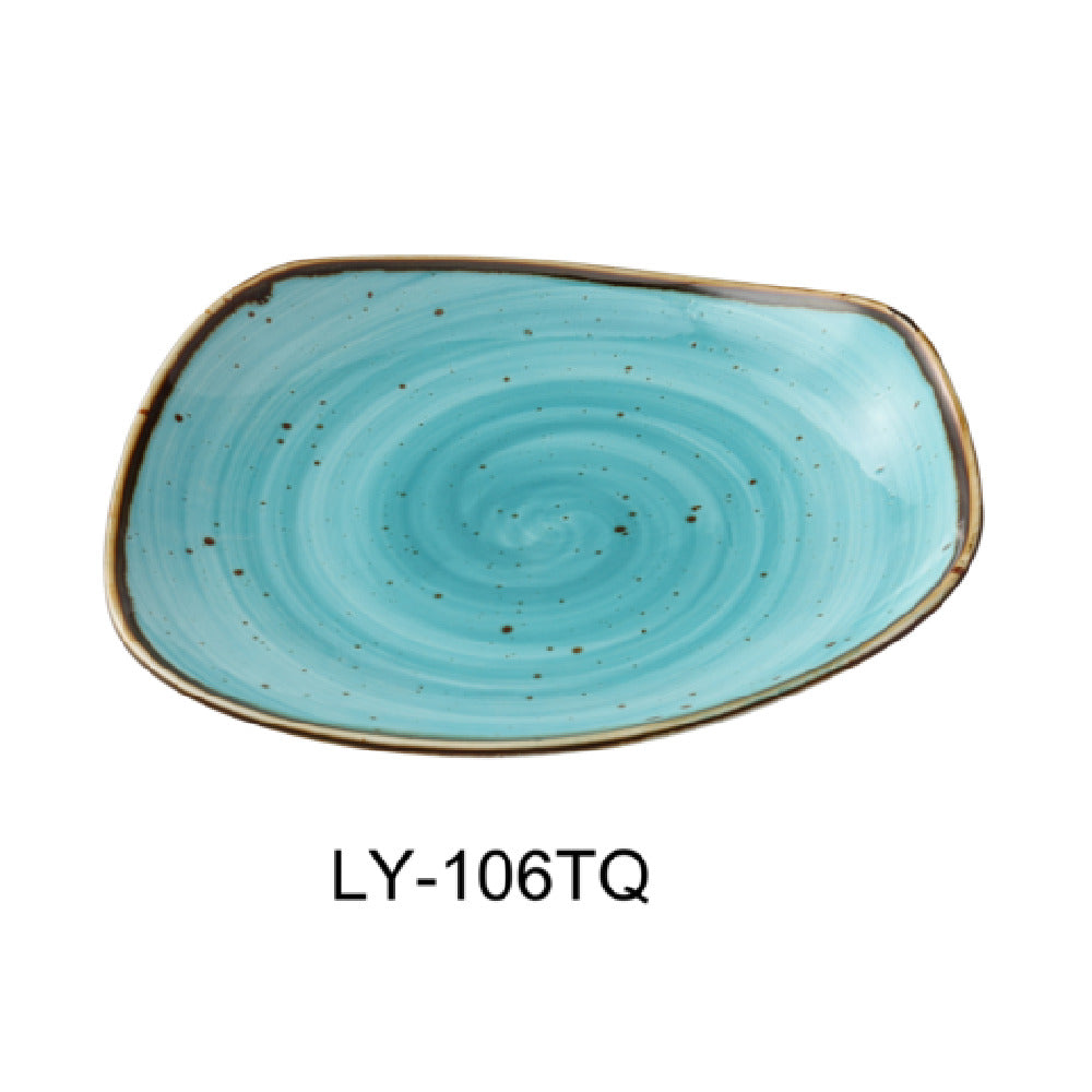 Yanco LY-106TQ Lyon Plate 5-3/4"L X 3/4"H Free Form