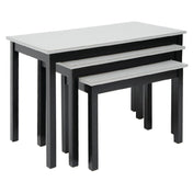 Hubert 92414 - Table Set, 3-piece, Includes (1) Each: 48" X 24" X 32"H