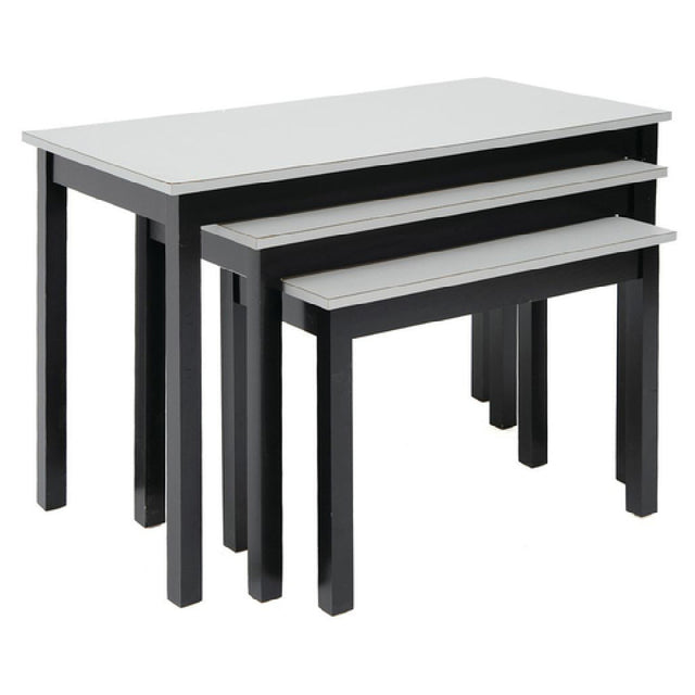 Hubert 92414 - Table Set, 3-piece, Includes (1) Each: 48" X 24" X 32"H