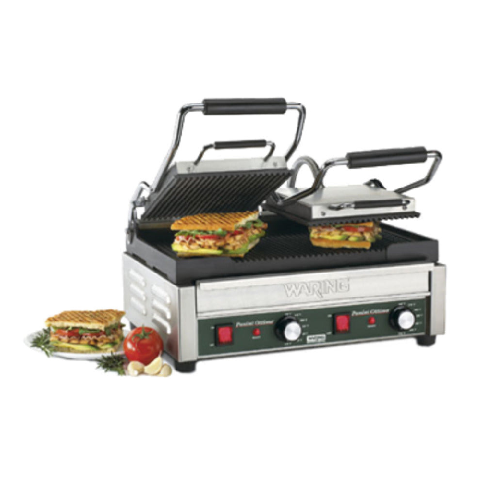 Waring WPG300 Panini Ottimo™ Dual Panini Grill Electric Double