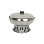 Thunder Group SLAL04B Wok Chafer Body/Cover 11" Dia. Plastic Knob Lift-off Cover
