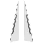 Steelite MGSVSDSM0201 Mogogo Buffet Solutions V-Shield Breath Guard Corner Panels