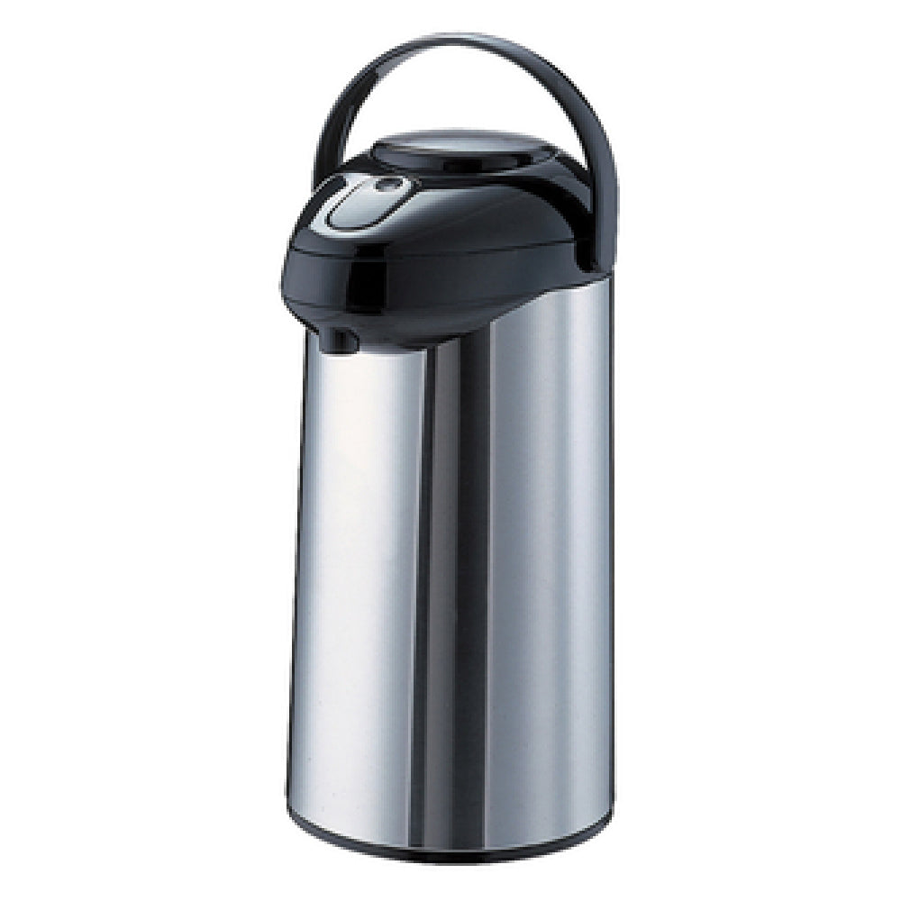 Service Ideas GLAP250 Steelvac™ Premium Airpot 2.5 Liter (84.5 Oz.) 7-1/4" X 9-1/2" X 14-1/4"