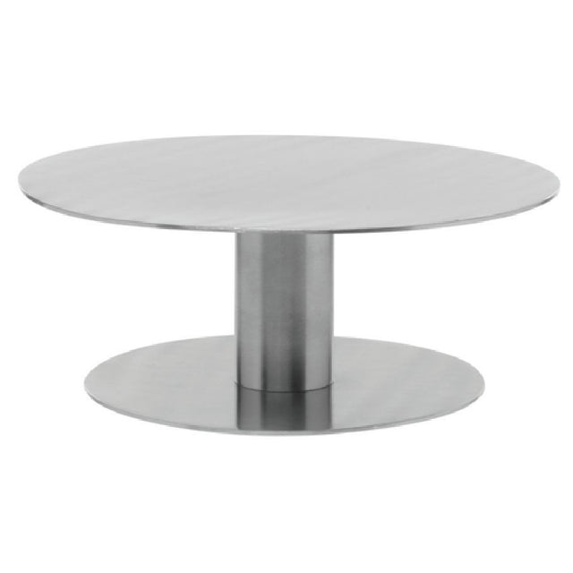 Hubert 17587 - Display Pedestal, 8" Dia. X 3"H, Round