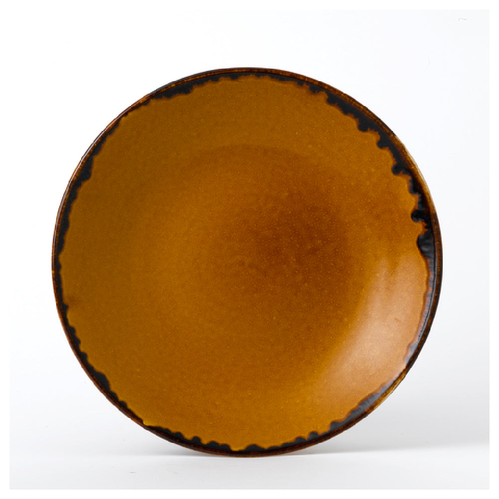 Arc Cardinal HB281 Dudson Harvest Brown Coupe Plate (D:11.0'') Vitrified Ceramic