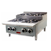 Omcan 47383 (CE-CN-HP24-S) Hotplate Natural Gas Countertop