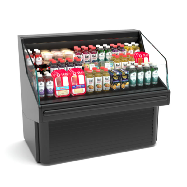 Hussmann SHM4-A MicroSC™ Horizontal Open Merchandiser 48" W 3-step Shelf Configuration