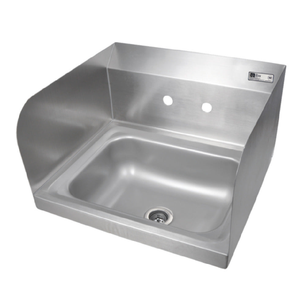 John Boos PBHS-W-1410-SSL-X Pro-Bowl Hand Sink Wall Mount 14"W X 10" Front-to-back X 5" Deep Bowl