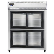 Continental Refrigerator 2RESNSGDHD Extra-Wide Refrigerator Reach-in 57"W