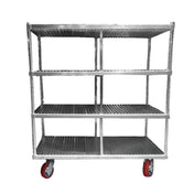 Channel FTDR-4/PP Tray Drying Rack Mobile Drying Rack Heavy-Duty