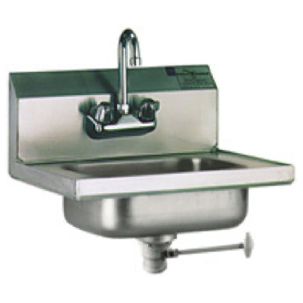 Eagle HSA-10-FL-2X Hand Sink Wall Mount 14" Wide X 10" Front-to-back X 5" Deep Bowl