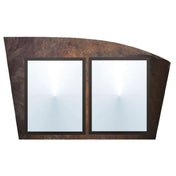 Hubert 31144 - Menu Board, 2-pocket, Wall-mount