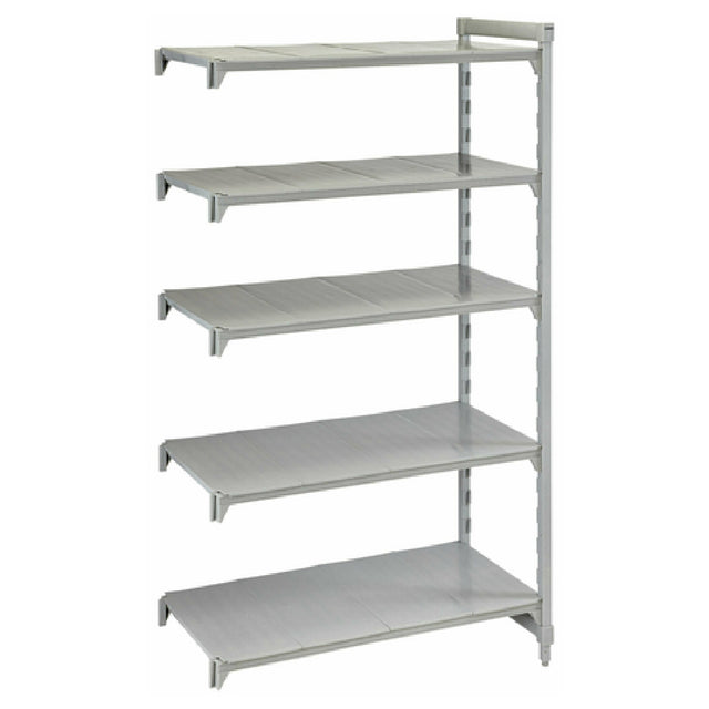 Cambro CPA243084S5PKG Camshelving® Premium Add-On Unit 24"W X 30"L X 84"H 5-tier