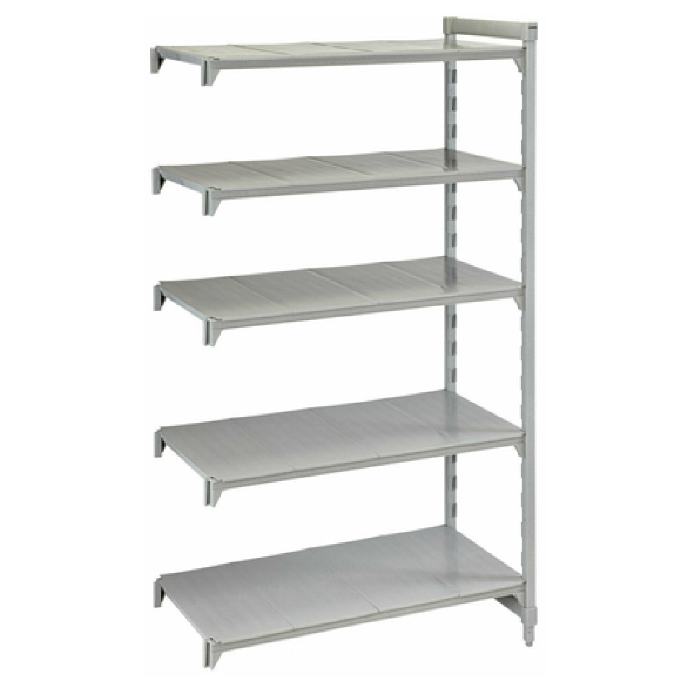 Cambro CPA244884S5PKG Camshelving® Premium Add-On Unit 24"W X 48"L X 84"H 5-tier