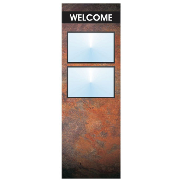 Hubert 72998 - Menu Board, 2-pocket, Floor Stand