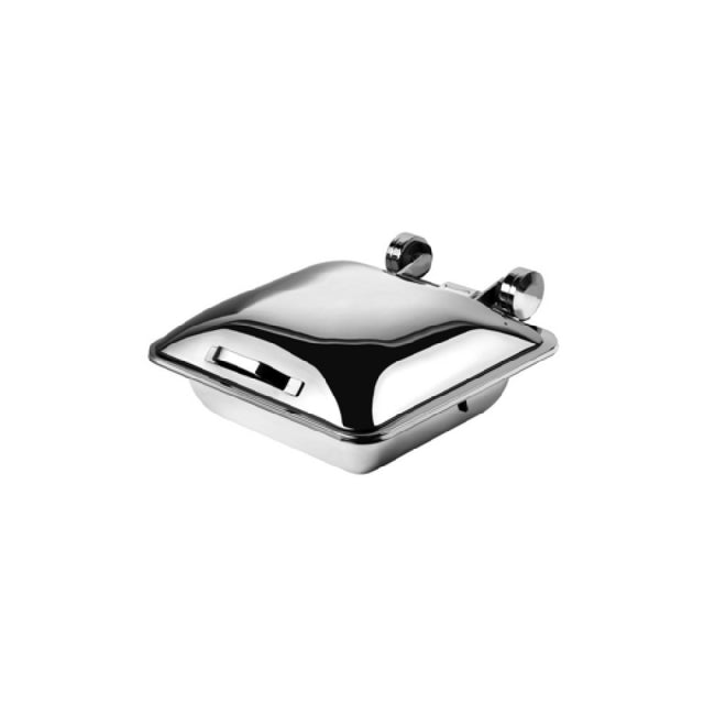 FOH BCH010MSS18 Smart Buffet Ware® Smart W Chafer 5.8 Qt. Square With Stainless Steel Lid And Food Pan