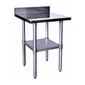 Hubert 28W-188 - Kratos® Work Table, 24"W X 24"D X 38"H, 4" Backsplash