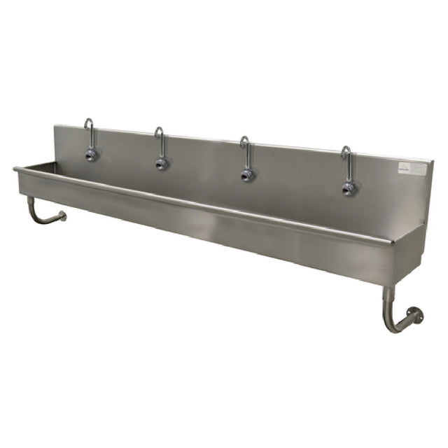 Advance Tabco 19-18-96EFADA Multiwash Hand Sink Wall Mounted With (4) Electronic Faucets