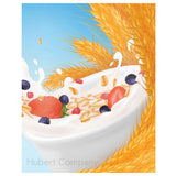 Hubert 72255 - Magnetic Sign, "oats On The Go", 17"L X 21-1/2"H