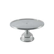 CAC China SCKS-13 Cake Stand 13" Dia. X 7"H Stainless Steel