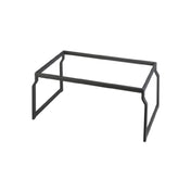 FOH BRI034BKS18 Smart Buffet Ware® T-Collection Riser 10" Full Size