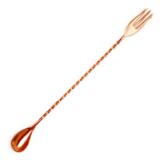 Spill-Stop 830-23 Trident Mixing Bar Spoon 11-4/5" (30cm) Fork-end