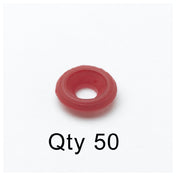 T&S Brass 001661-45M50 Index Hot Water Red Bulk-Packed (50 Each Per Case)