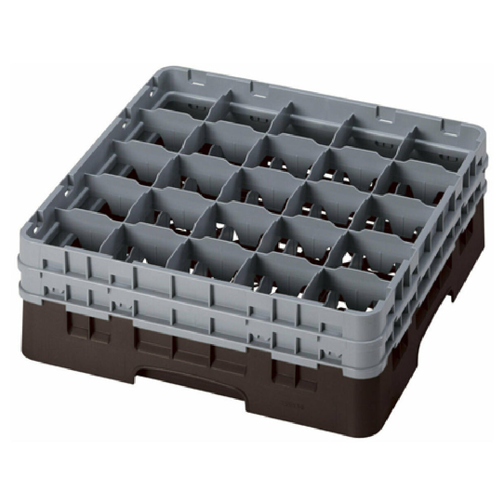 Cambro 25S534167 Camrack® Glass Rack With (2) Soft Gray Extenders Full Size