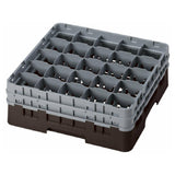 Cambro 25S534167 Camrack® Glass Rack With (2) Soft Gray Extenders Full Size