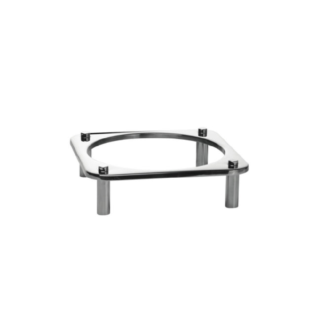 FOH BRI018BSS18 Smart Buffet Ware® Domino Stand 13.75" Square Stainless Steel