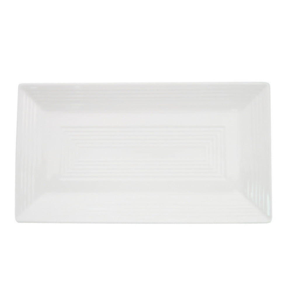 CAC China TGO-RT14 Tango Platter 13"L X 7-1/4"W X 1"H Rectangular
