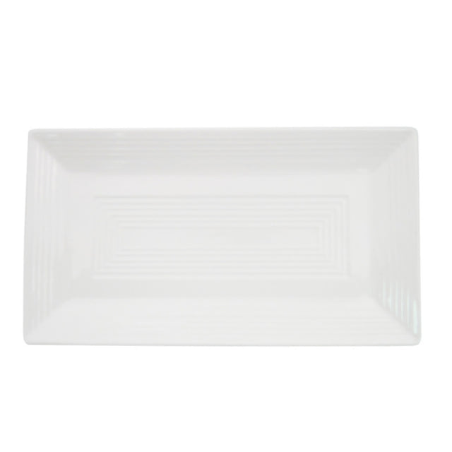 CAC China TGO-RT14 Tango Platter 13"L X 7-1/4"W X 1"H Rectangular