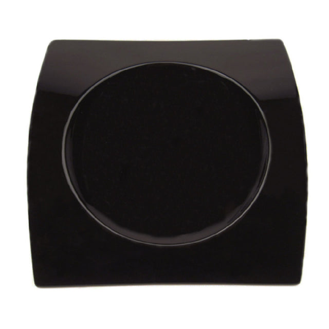 CAC China FSB-21-BLK Fashion Bridge Plate 12"L X 12-1/2"W X 2"H Rectangular