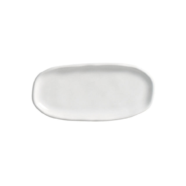 Porto Brasil 15114119801 - Shallow Organic Oval Platter Small, 4.3", Stoneware