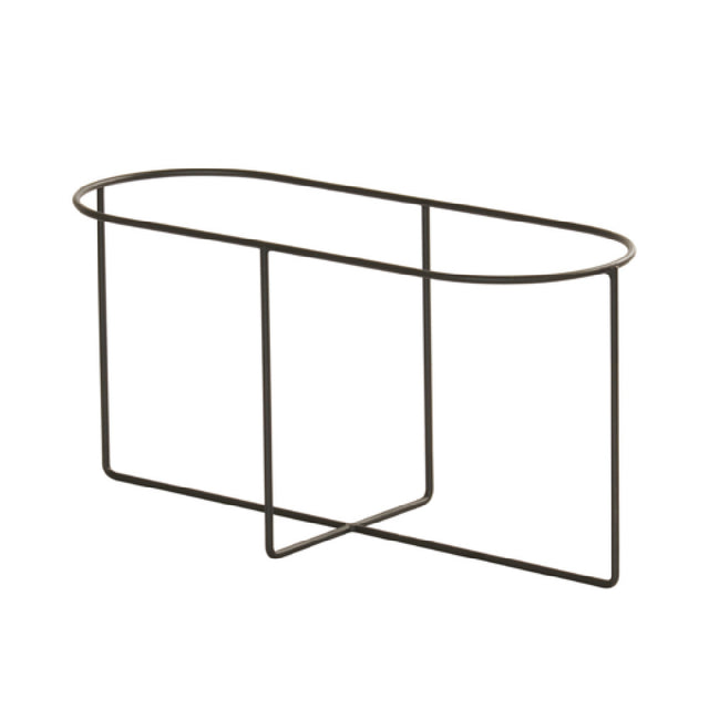 Cal-Mil 23864-10-13 Madison Platter Riser 20.5"W X 8.25"D X 10"H Black Powder-coated Wire