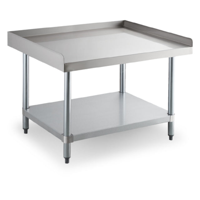 Steel Works Stainless SWESS-3072-316 Equipment Stand 30" X 72" X 24" H 16ga/304 Stainless Steel