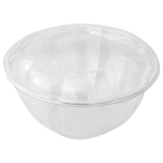 International Tableware TG-PP-480 Salad Bowl With Snap-tight Lid Plastic Crystal Clear