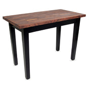 John Boos WAL-C4830 Blended American Black Walnut Table 48"W X 30"D X 34-3/4"H Overall Size
