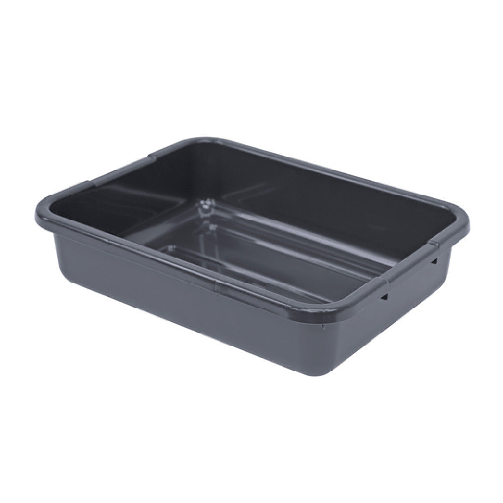 Quantum FSB-21155RCS_BLACK - Bussing Tub, 15"W X 21"L X 5"H, Ribbed Bottom