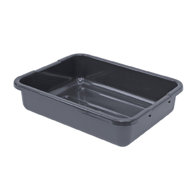 Quantum FSB-21155RCS_BROWN - Bussing Tub, 15"W X 21"L X 5"H, Ribbed Bottom