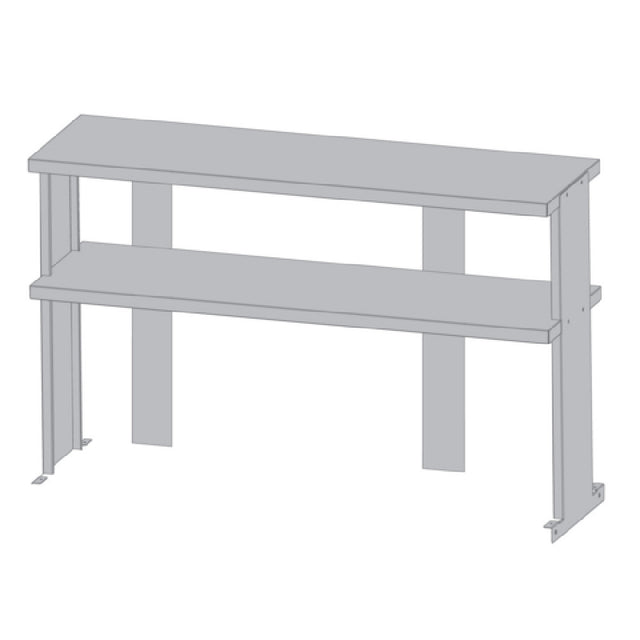 Refrigeration X RX-TSOS-6R-T Double Overshelf 72-3/4"W X 14-1/2"D X 31-1/4"H Stainless Steel