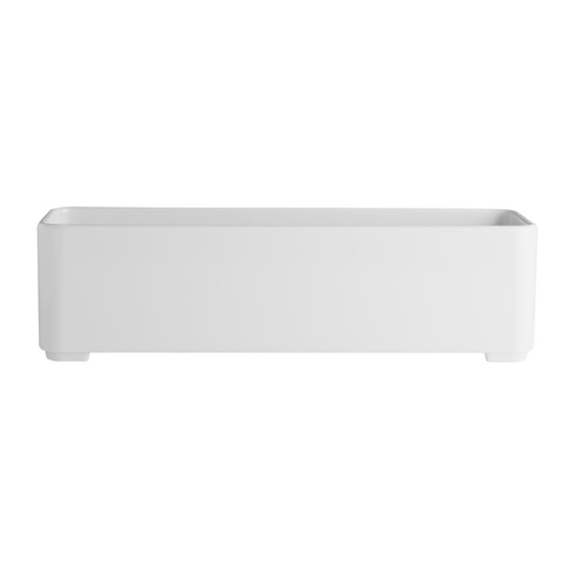 Steelite 7185TM607 Large Narrow Rectangle Insert 1.0 Qt 10.0" X 3.25" X 2.75"