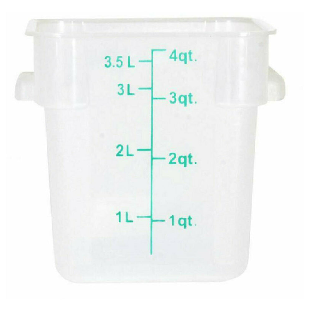 Omcan 80225 (80225) Food Storage Container 4 Quart Square