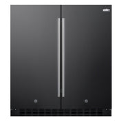 Summit FFRF3070B Built-In Undercounter Refrigerator-Freezer Single Compressor